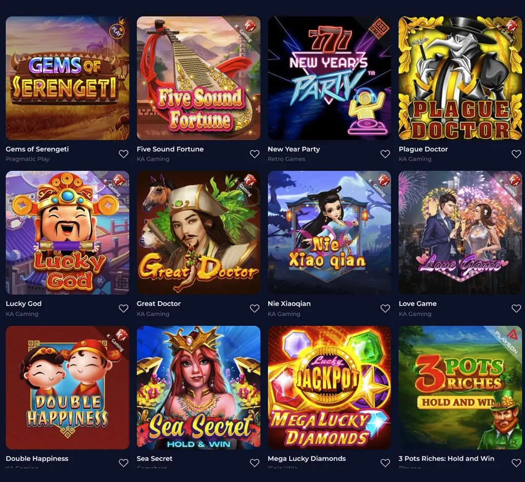 Nine Casino slots on desktop Nine Casino slots on desktop
